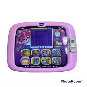 V-tech Light Up Baby Touch Table Kids Toy Pink